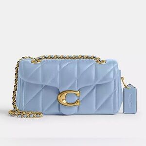 Coach Quilted Tabby 20 Bluebell